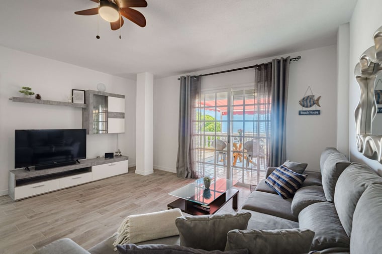Living Room with Dining & Sitting Areas