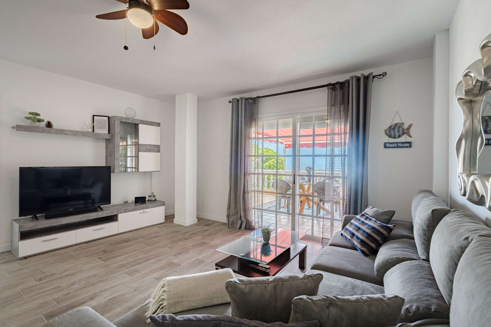 Living Room with Dining & Sitting Areas
