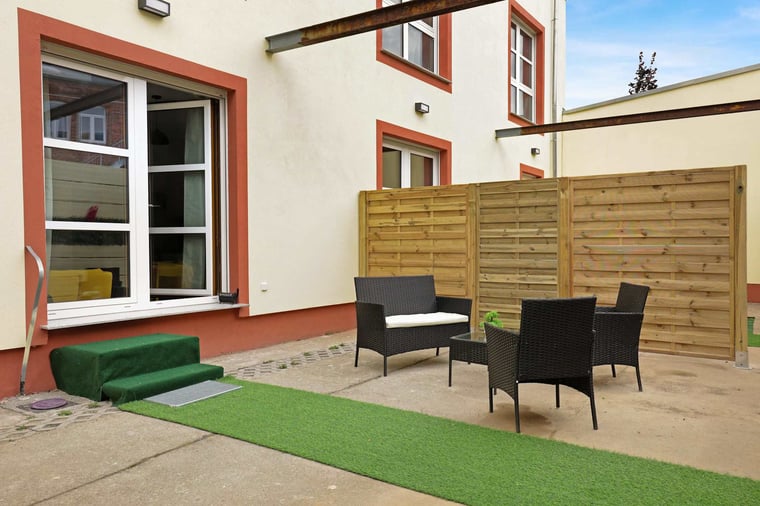 Outdoor Escape | Private Patio with Direct Indoor Access