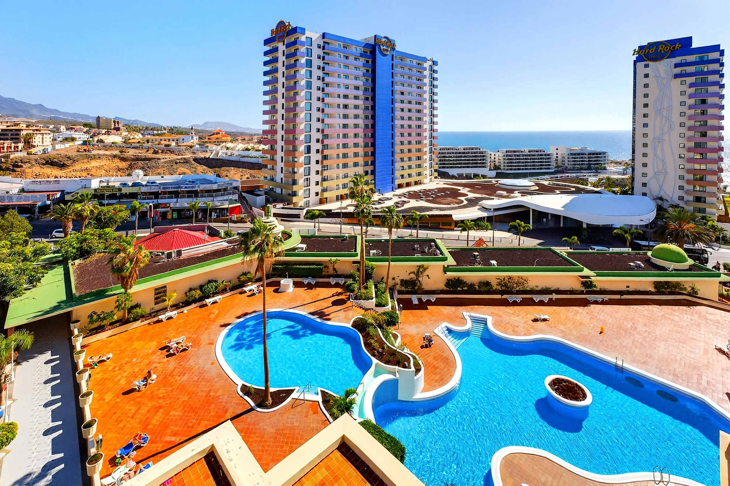Resort-Style Swimming Pool with Sun Loungers