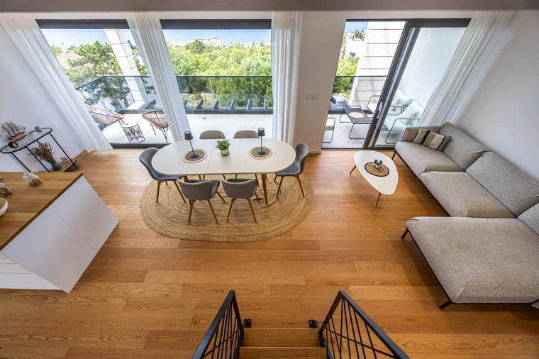 Open-Plan Living & Dining Area