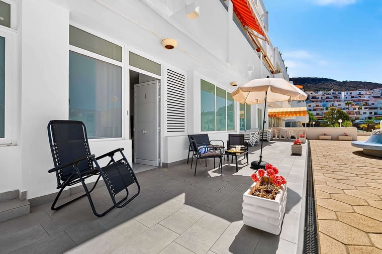 Front Door straight onto the Terrace